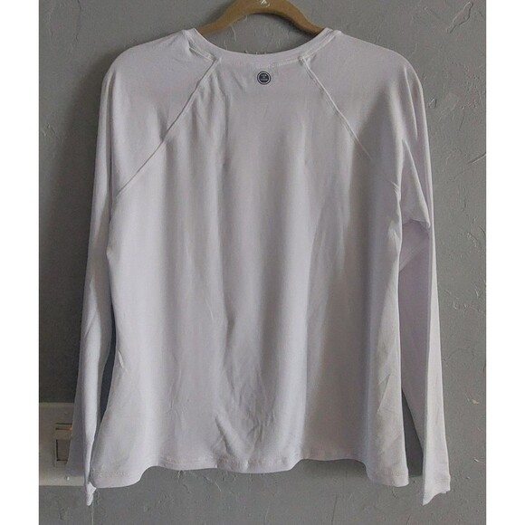 Life is Good Ladies L White Surfer Long Sleeve,18.5 Inch Of Armp To Armp,New. - Picture 5 of 7